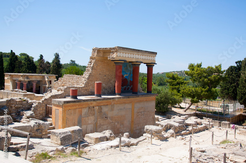 Knossos Palace is an architectural object of the Minoan era