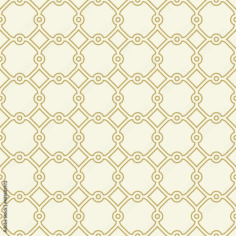 Seamless ornament in arabian style. Geometric abstract background. Golden pattern for wallpapers and backgrounds Seamless ornament in arabian style. Geometric abstract background. Golden pattern for wallpapers and backgrounds