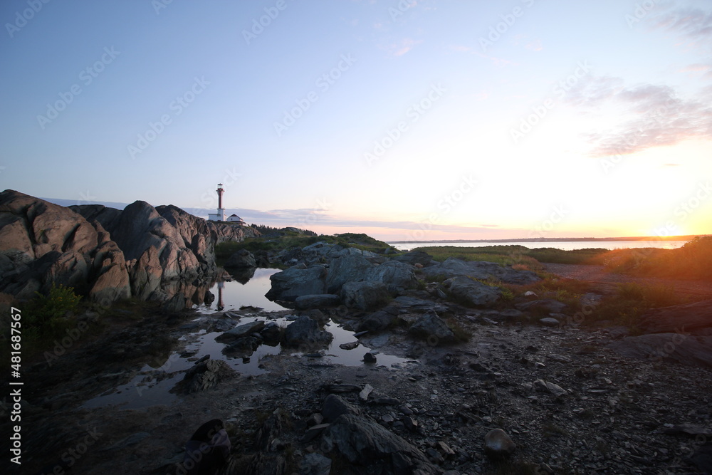 Cape forchu in Yarmouth, Nova Scotia 