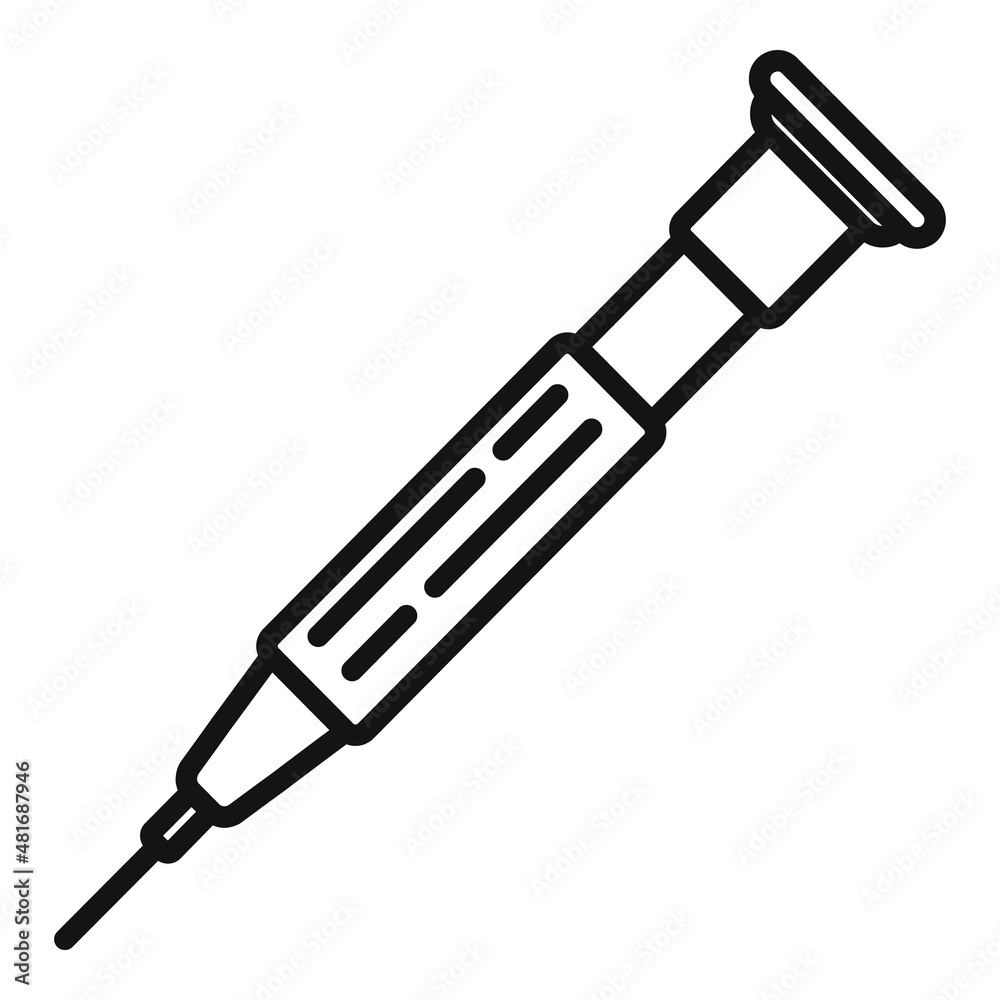 Fix screwdriver icon outline vector. Mobile repair Fix screwdriver icon outline vector. Mobile repair