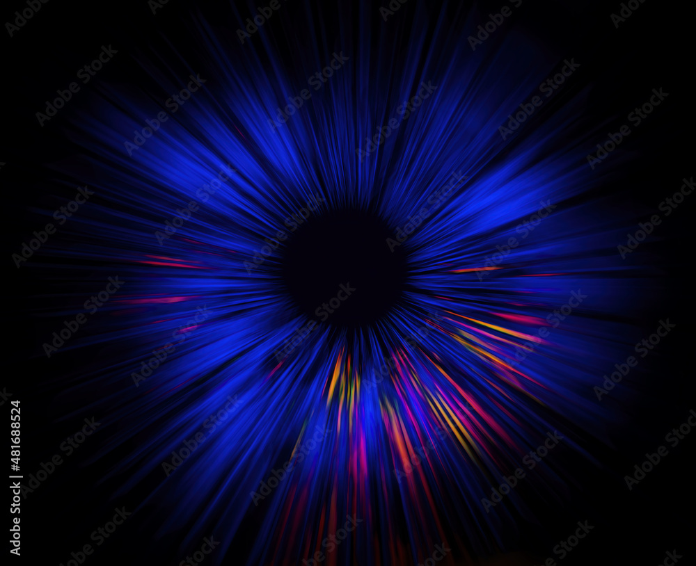 illustration of faster than light, interstellar or intergalactic travel. Speed of light and hyperspace. illustration of faster than light, interstellar or intergalactic travel. Speed of light and hyperspace.
