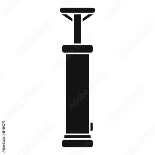 Air pump icon simple vector. Valve compressor