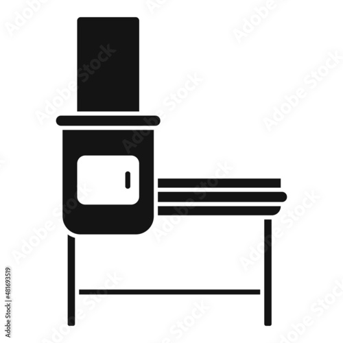 Hammer smokehouse icon simple vector. Bbq grill