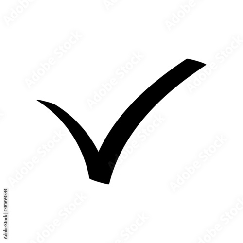 Checklist icon vector isolated. Check Mark icon.