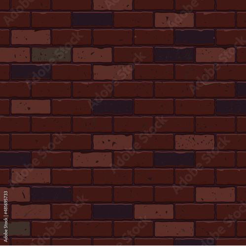 Brick old wall