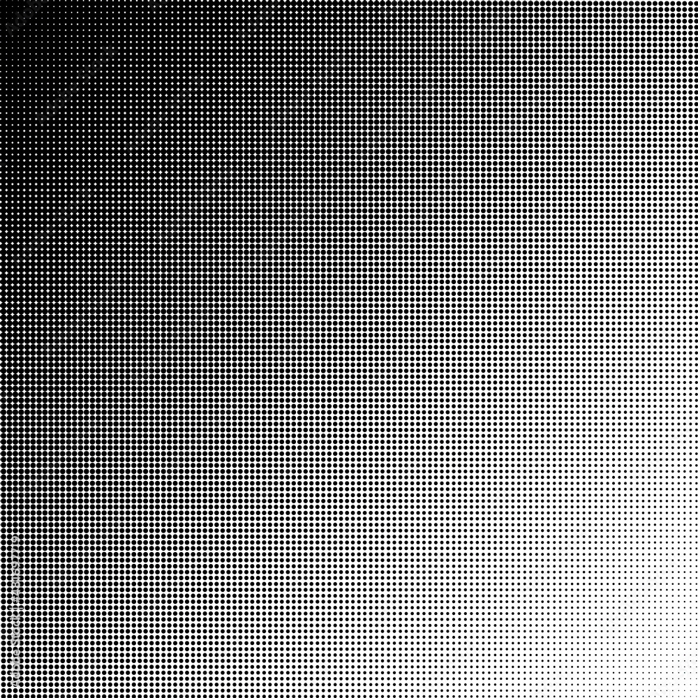 Halftone Dotted Geometric Modern Black and White Backgrounds