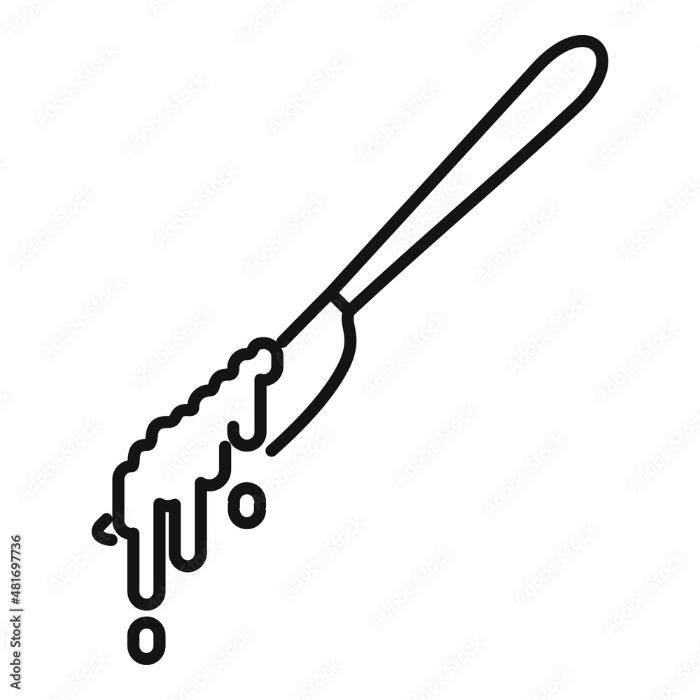 Fresh cocoa cream icon outline vector. Paste jar Fresh cocoa cream icon outline vector. Paste jar