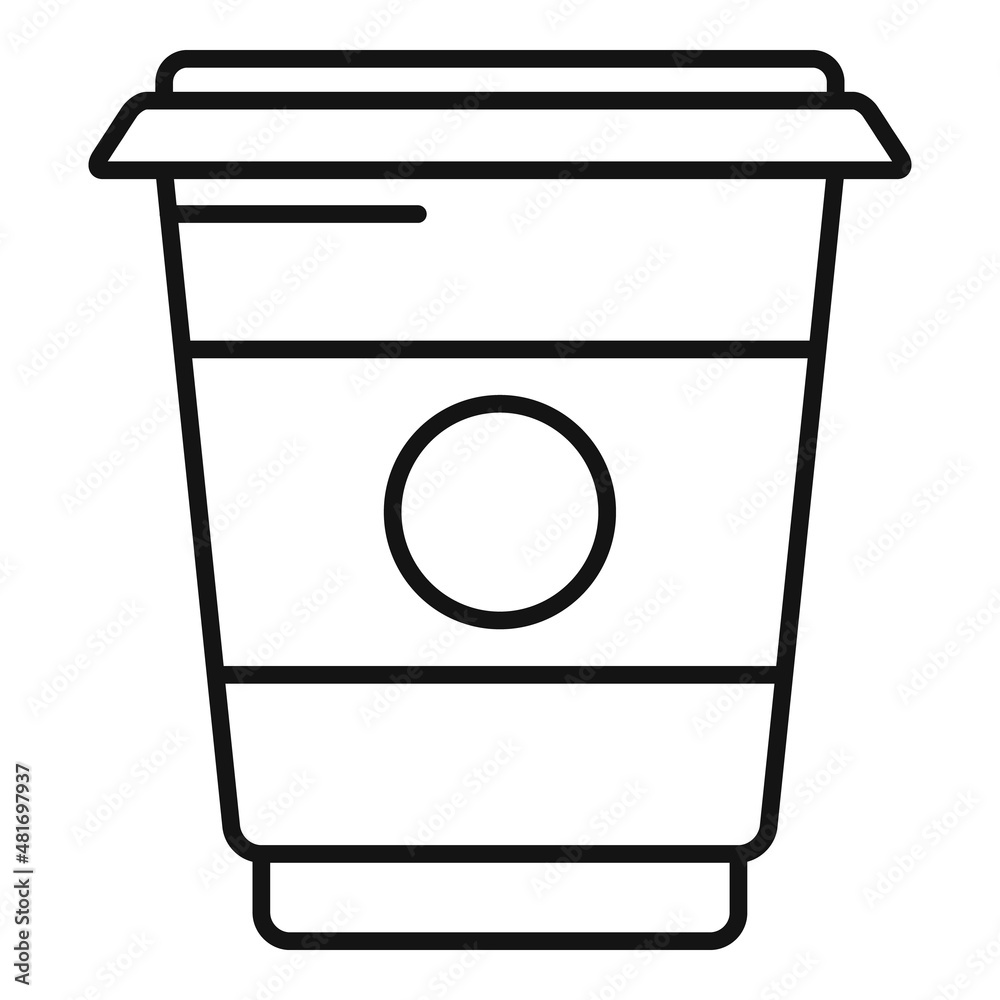 Jam cocoa cream icon outline vector. Paste jar Jam cocoa cream icon outline vector. Paste jar