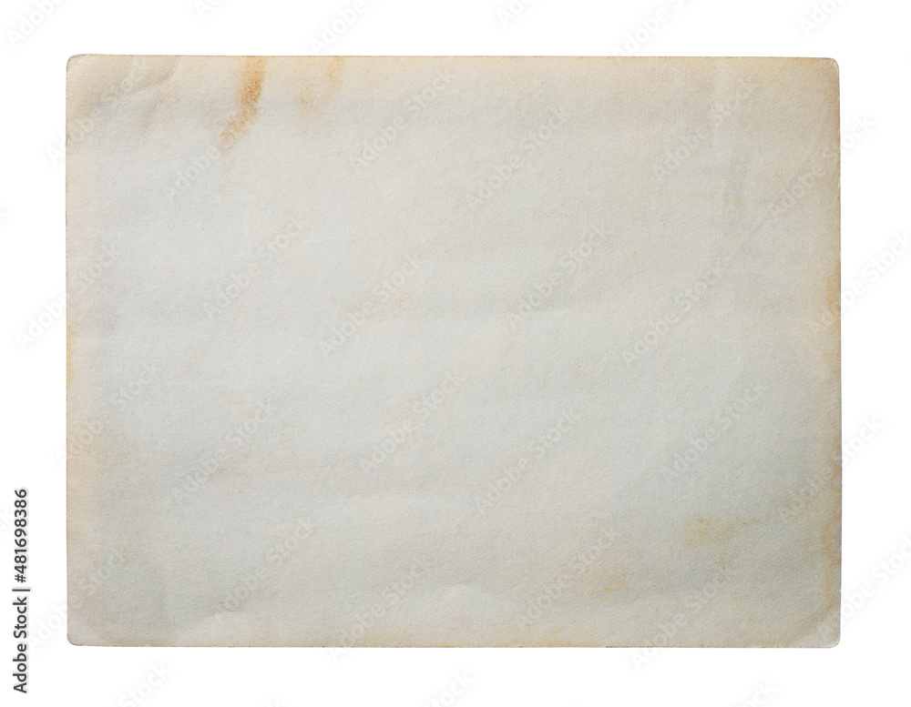 old paper texture on white background