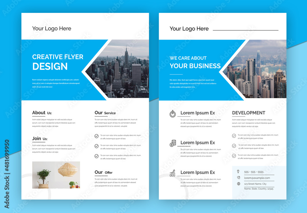 Case Study Flyer Stock Template | Adobe Stock
