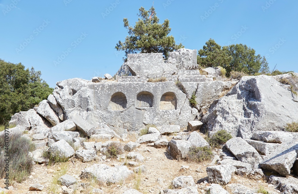 The Hero's Tomb of Termessos Ancient City
