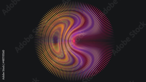 Glitch distorted geometric background . Modern art design . Noise destroyed glitched poster . Trendy defect error background with speed lines . Glitched artwork  .Broken effect .vector 