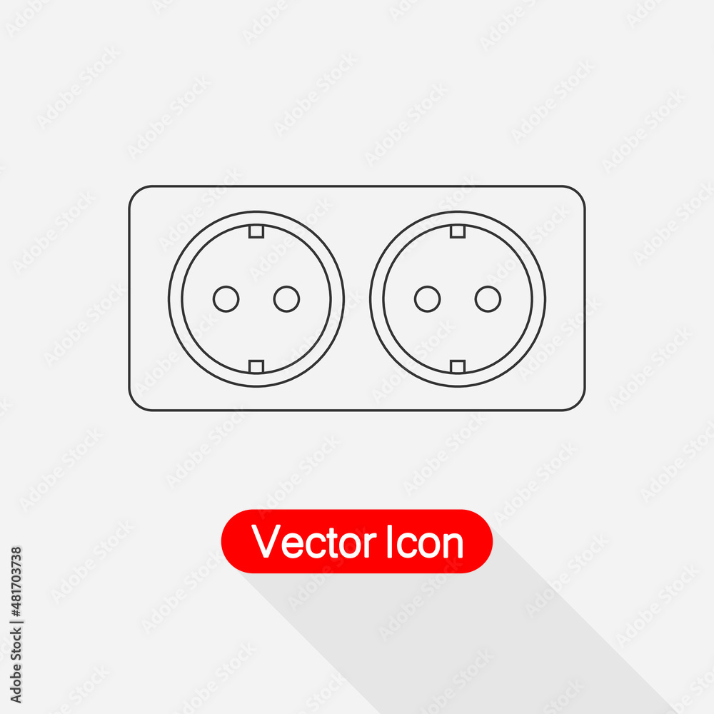 Wall Socket Icon, Socket Icon,Wall Plug Electricity Icon Vector Illustration Eps10 Wall Socket Icon, Socket Icon,Wall Plug Electricity Icon Vector Illustration Eps10