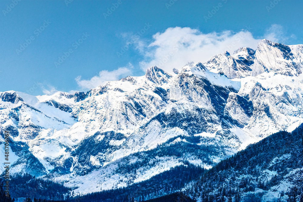 Fototapeta premium Montagnes 