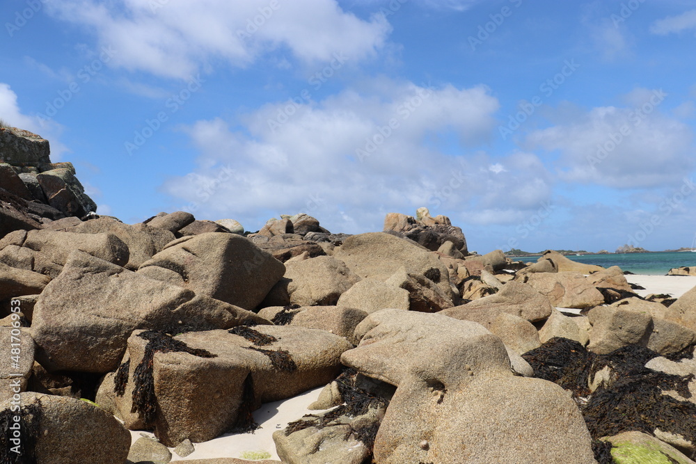 rocks on the beach rocks on the beach