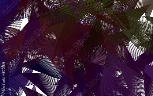 Light Green, Red vector texture with abstract forms.