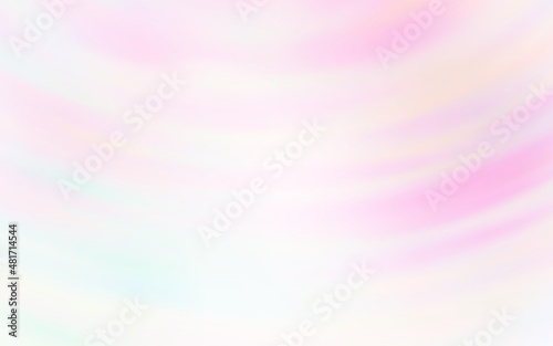 Light Pink, Yellow vector blurred shine abstract template.