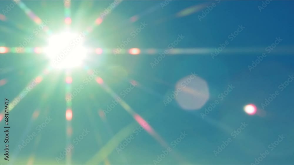 Defocused cross-processed afternoon sunshine time lapse