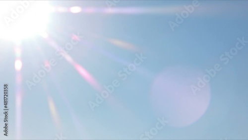 Defocused afternoon sunshine time lapse