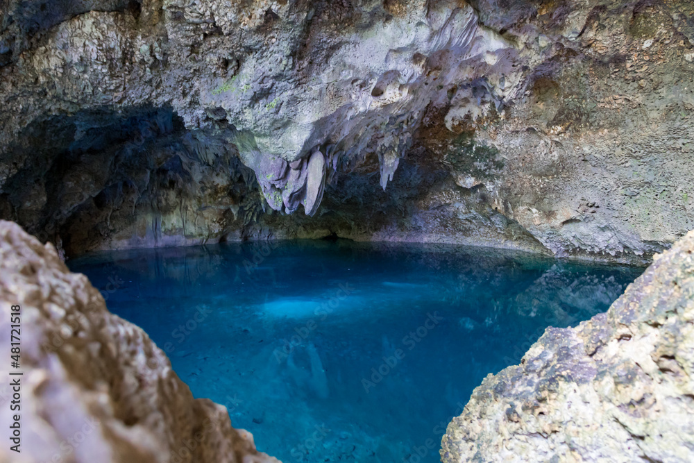 cave in Los tres Ojos, Santo Domingo