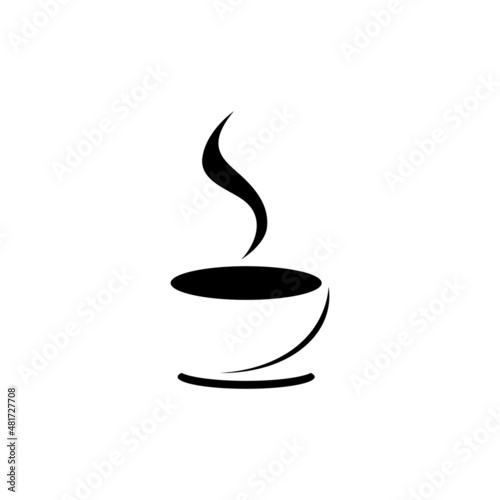 Coffee cup logo vector