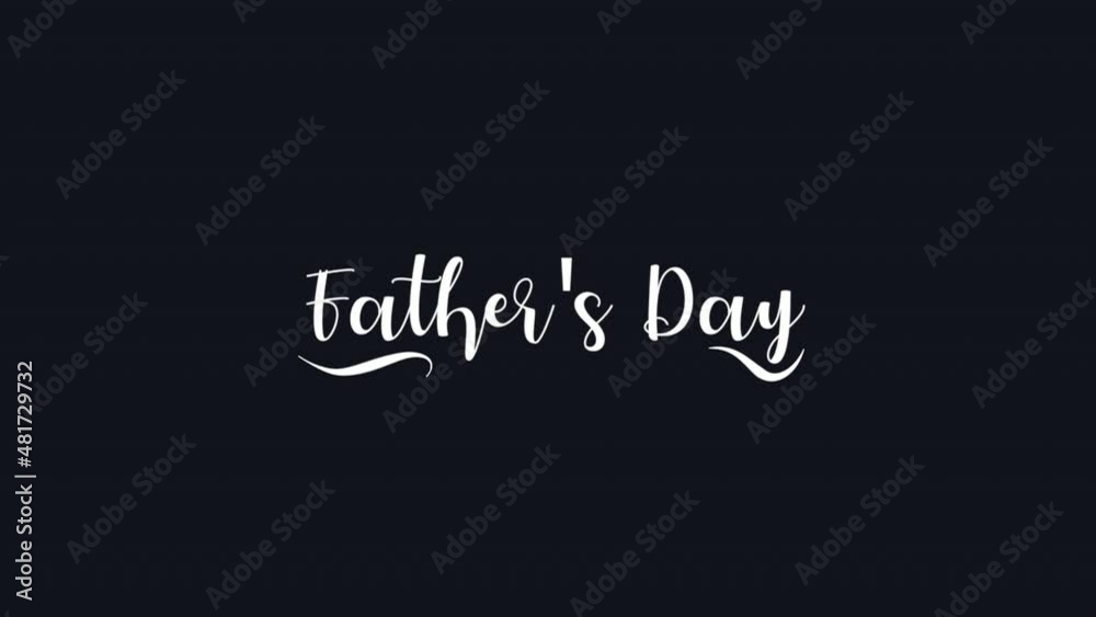 Father Day on black retro background, motion holidays and promo style background Father Day on black retro background, motion holidays and promo style background