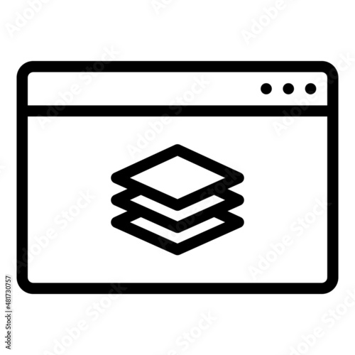 fullstack full stack developer development designer ui ux web development icon