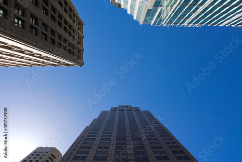 Rascacielos en San Francisco  en una zona de negocios