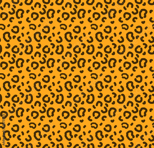 Abstract. Seamless Patterns Leopard Skin Background. vector.