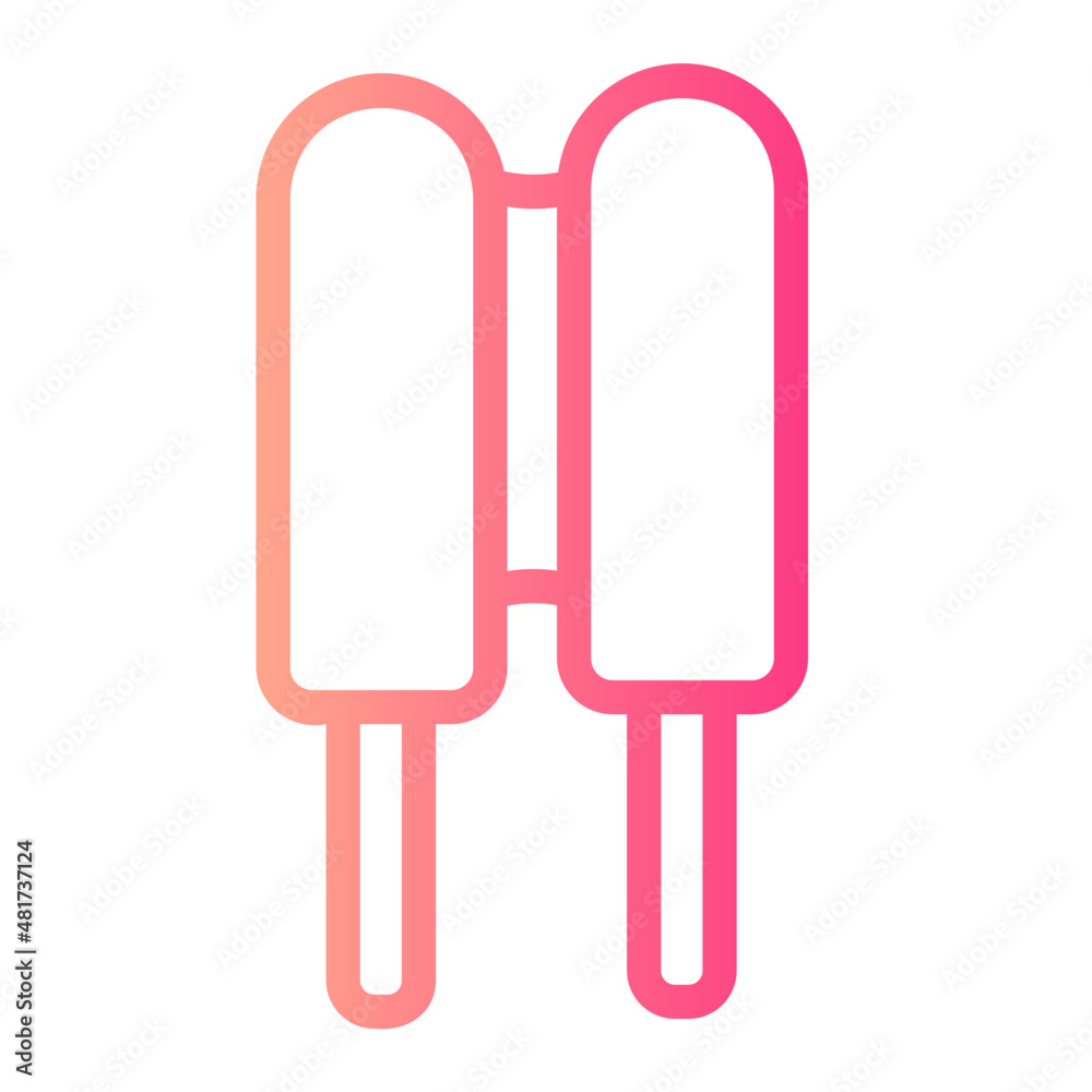 ice cream gradient icon ice cream gradient icon