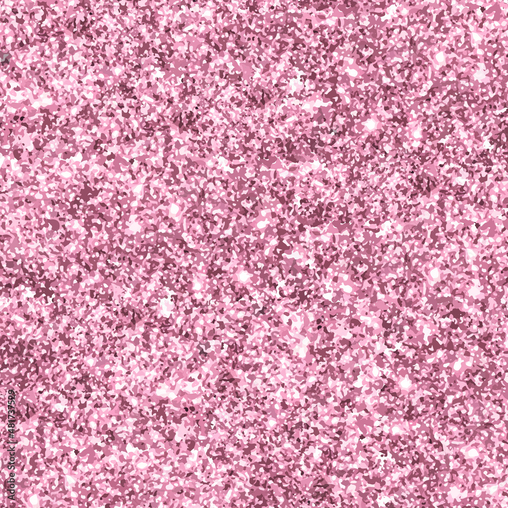 Pink glitter sparks. Shiny confetti. Vector illustration. Stock Vector ...