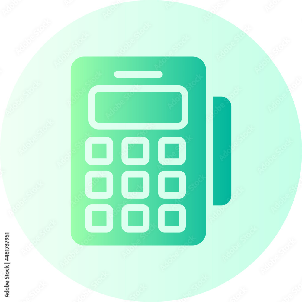 pos terminal gradient icon pos terminal gradient icon