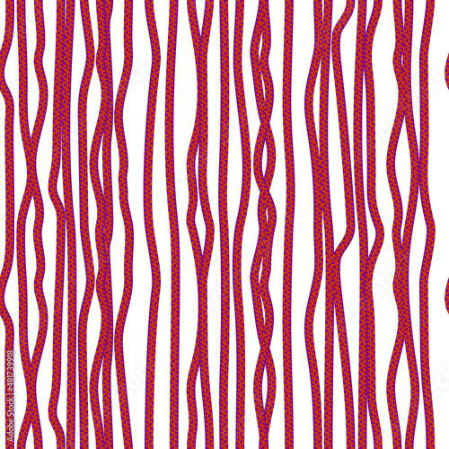 Seamless line art, seamless wave, dots, brush, illustration, textile pattern