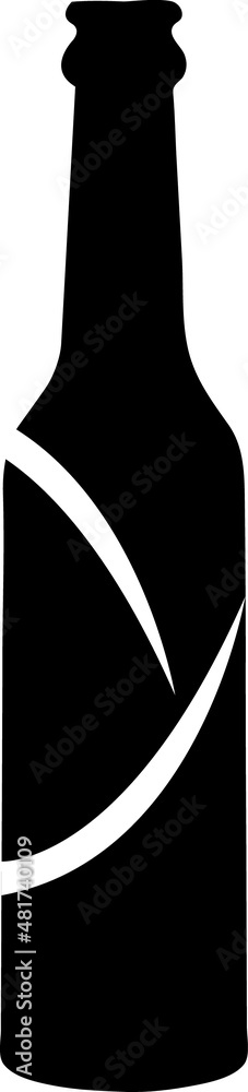 Beer bottle vector icon vector illustration..eps Beer bottle vector icon vector illustration..eps