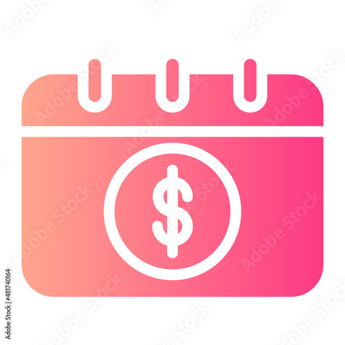 payment day gradient icon