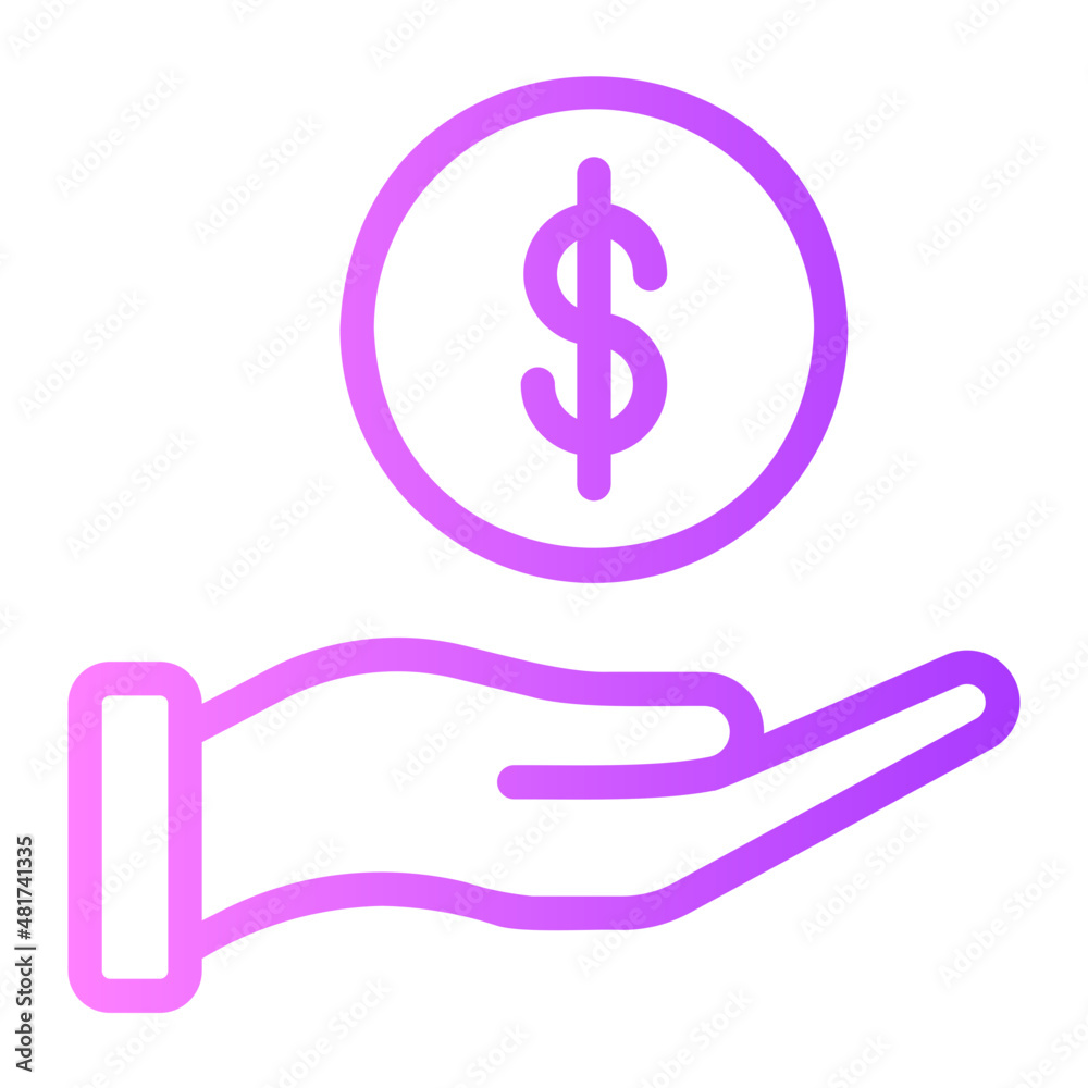 Save Money gradient icon