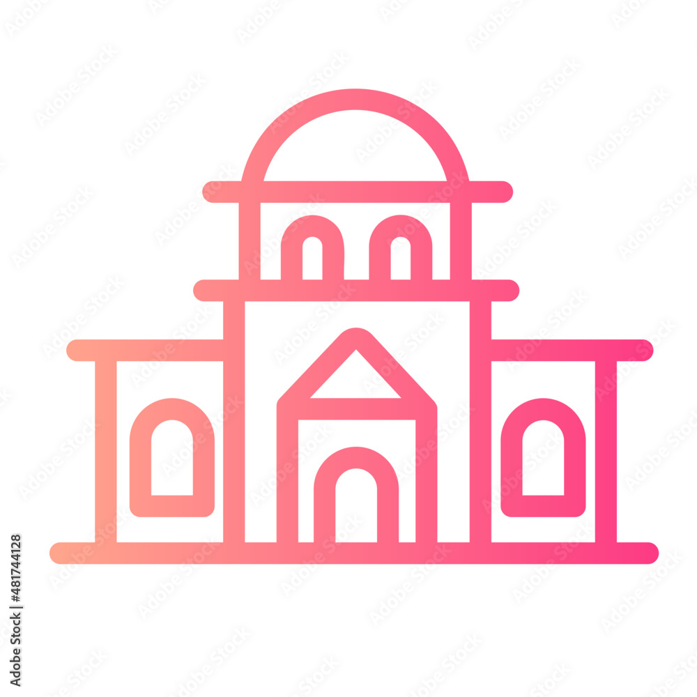 white house gradient icon white house gradient icon