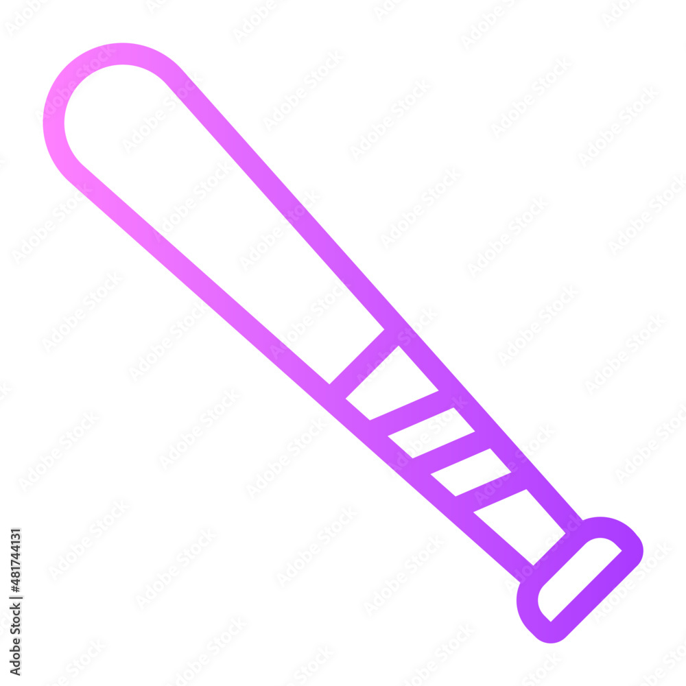 baseball gradient icon baseball gradient icon