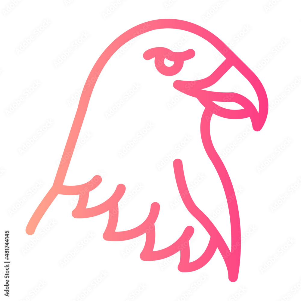 eagle gradient icon eagle gradient icon