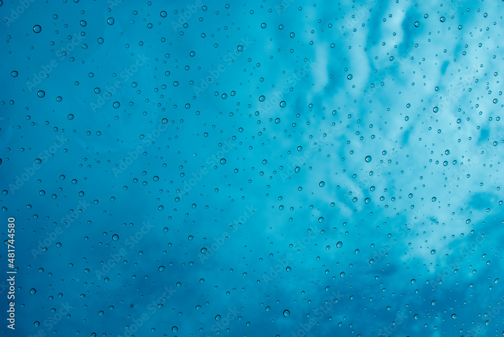 Obraz premium Rain Drops on Glass
