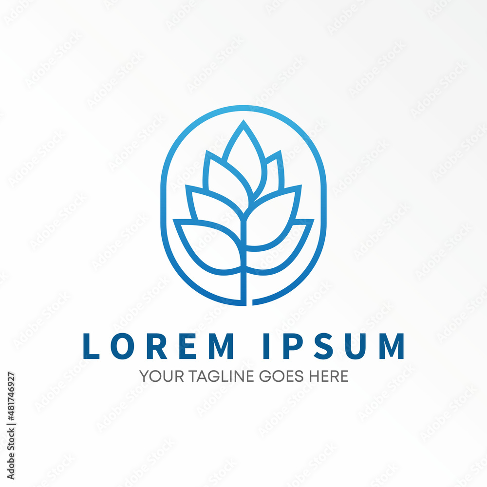 sample Leaf line in Ellipse emblem image graphic icon logo design abstract concept vector stock. Can be used as a symbol related to nature. sample Leaf line in Ellipse emblem image graphic icon logo design abstract concept vector stock. Can be used as a symbol related to nature.