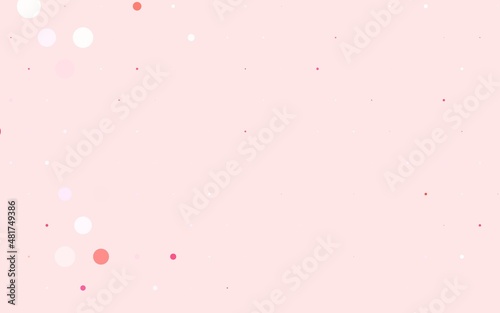 Light Pink vector Modern abstract illustration with colorful water drops.