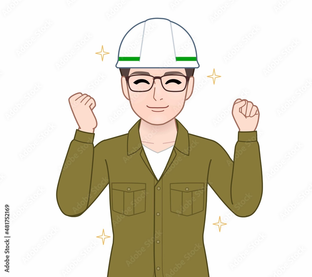 建築を学んでいる男性 建築を学んでいる男性