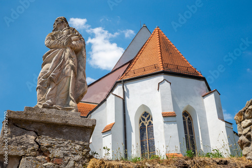 Svaty Jur - The St. George (kostol Sv. Juraja) gothic church - Slovakia. photo