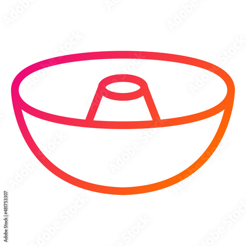 Cake mold Vector Icon Design Illustration
