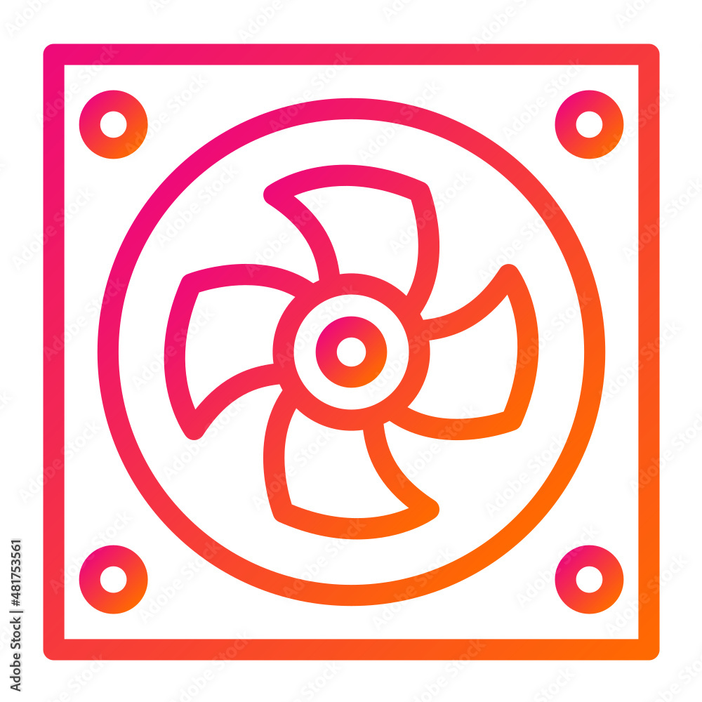 Fan Vector Icon Design Illustration Fan Vector Icon Design Illustration