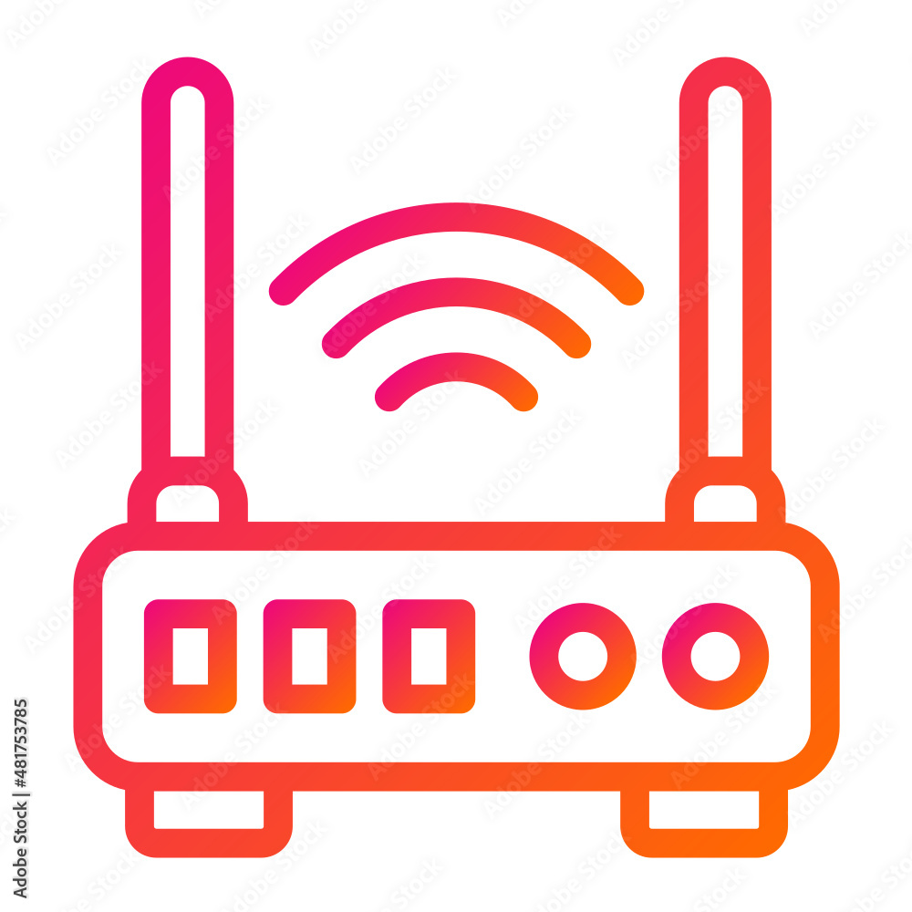 Router Vector Icon Design Illustration Router Vector Icon Design Illustration
