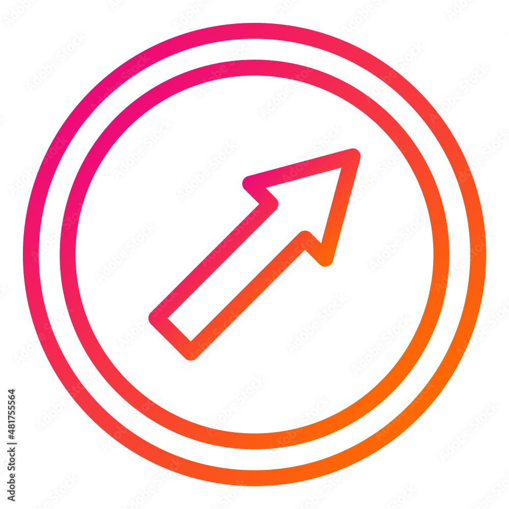 Upper right Vector Icon Design Illustration Upper right Vector Icon Design Illustration