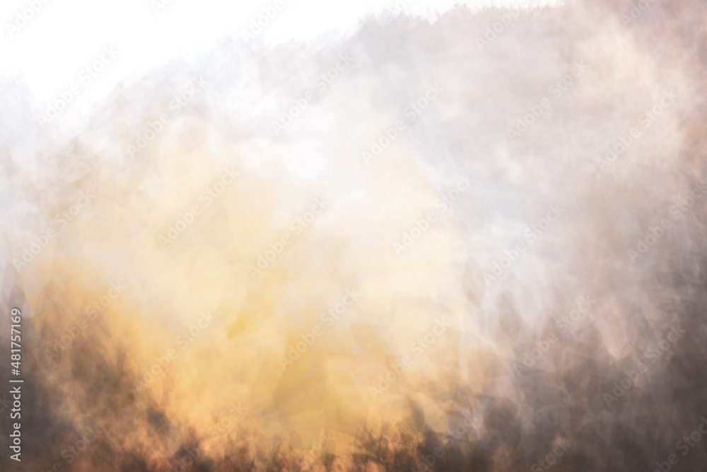 Naklejka premium Smokey Background with Gray and Yellow Hues