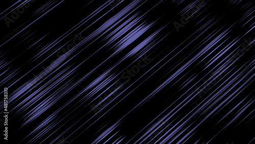 glowing very peri rays on a black background. abstract neon background